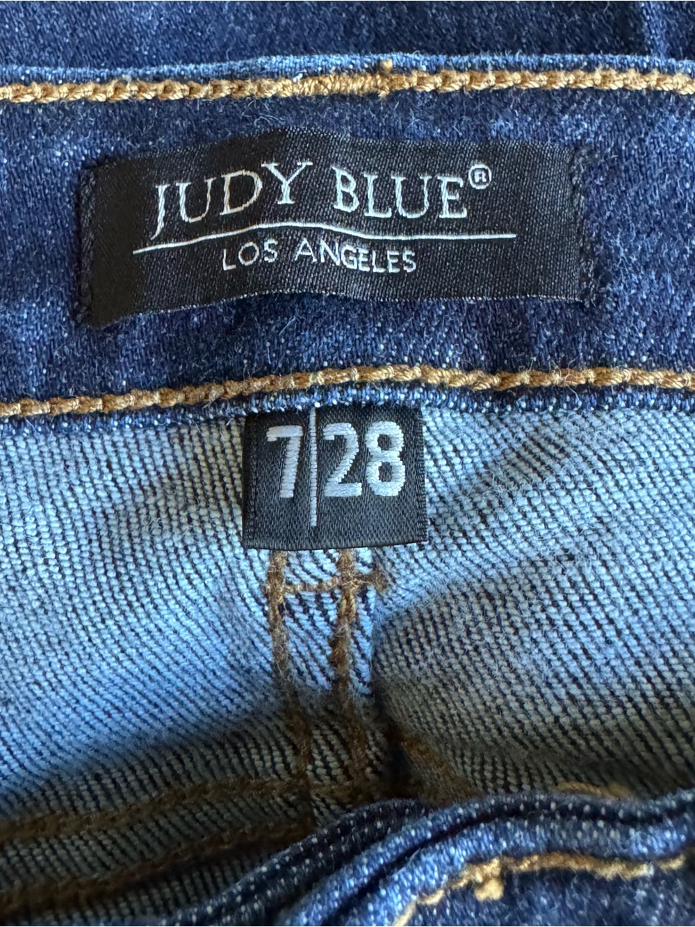 Judy Blue Dark Indigo High-Rise Skinny Jeans 7/28 EUC - Picture 5 of 8